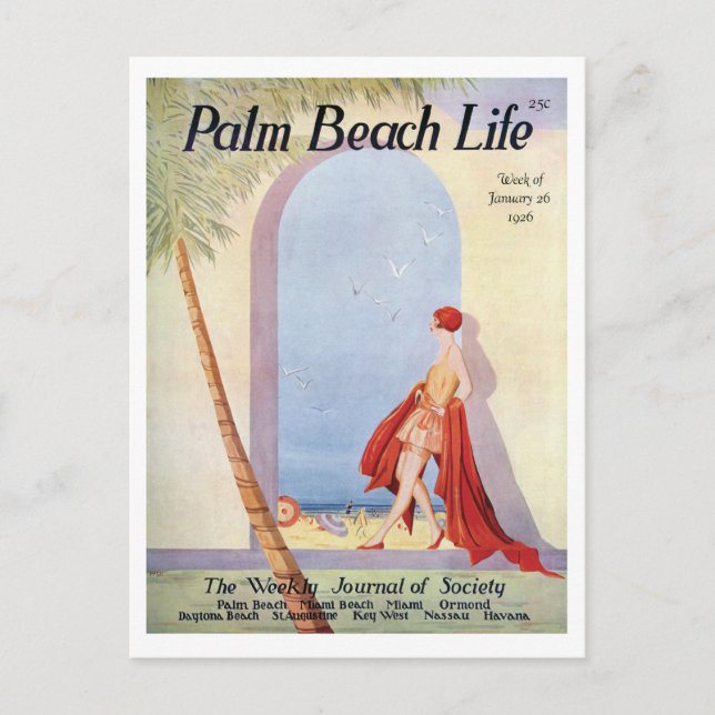 Palm Beach Life #18 postcard (Front)