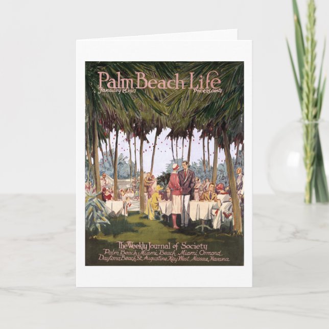 Palm Beach Life #7 note card (Front)