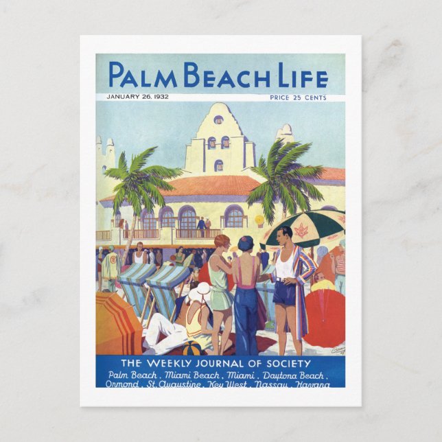 Palm Beach Life #8 postcard (Front)
