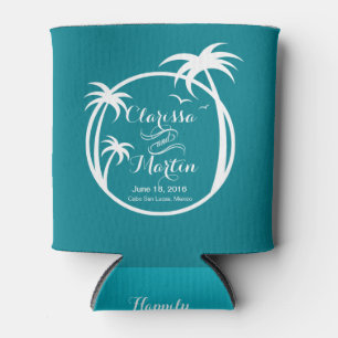 Palm Beach Logo   CHOOSE YOUR BACKGROUND COLOR Can Cooler