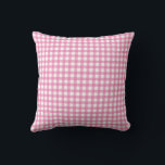Palm Beach Preppy Gingham Throw Pillow | Colorful<br><div class="desc">Colorful Preppy Dorm Pillow | Coastal Gingham College Dorm Decor Add bright coastal charm to your space with this Palm Beach preppy gingham throw pillow, featuring a classic gingham pattern in vibrant resort-inspired colors. Perfect for college dorm rooms, beach houses, and preppy bedrooms, this pillow brings a cheerful and timeless...</div>
