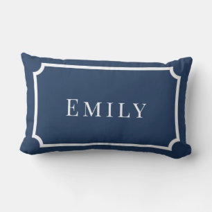 Palm Beach Preppy Personalized Name Throw Pillow