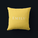 Palm Beach Preppy Personalized Name Throw Pillow<br><div class="desc">Colorful Custom Name Dorm Pillow | Preppy College Dorm Decor Brighten your space with this Palm Beach preppy personalized name throw pillow, featuring a bold custom name in vibrant resort-inspired colors. Designed with a clean script style and cheerful coastal palette, this pillow adds personality and color to college dorm rooms,...</div>