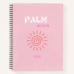 Palm Beach, Preppy, Preppy Room, Pink Notebook