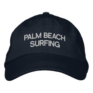 Palm Beach Surfing Embroidered Baseball Hat