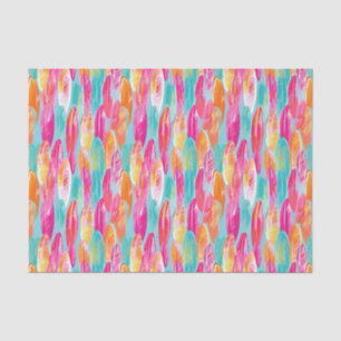 Palm Beach Tropical Island Surf Boards Tissue Paper