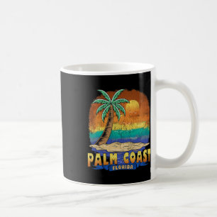 Palm Coast Florida Vintage Distressed Souvenir  Coffee Mug