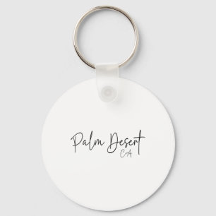 Palm Desert California Ca Retro Keychain