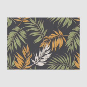 Palm Fonds Fall Style Pattern Tissue Paper