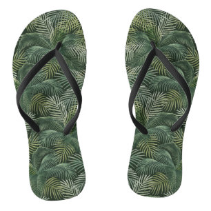 Palm Fronds Flip Flops