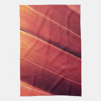 Palm Fronds in Rust and Gold Kitchen Towel
