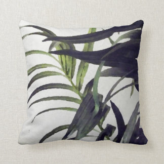 Palm Fronds Throw Pillow