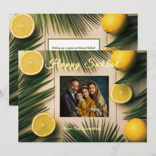 Palm Grove Sukkot Greeting card