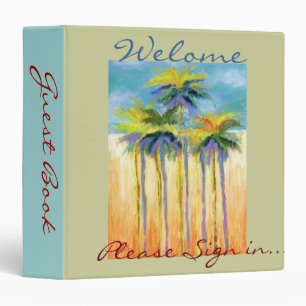 Palm-Guest book binder