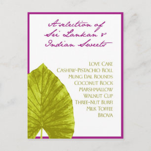 Palm Leaf Gift Bag Postcard