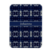 Palm Leaf in Delft Blue | Personalized Botanical