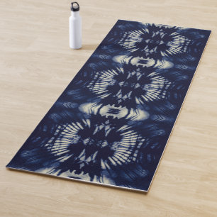 Palm Leaf in Delft Blue       Yoga Mat