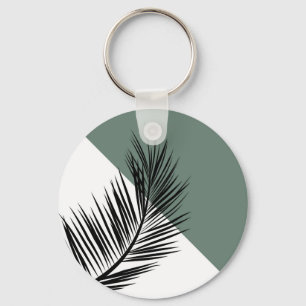 Palm leaf keychain