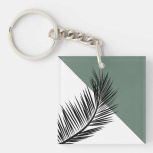 Palm leaf keychain