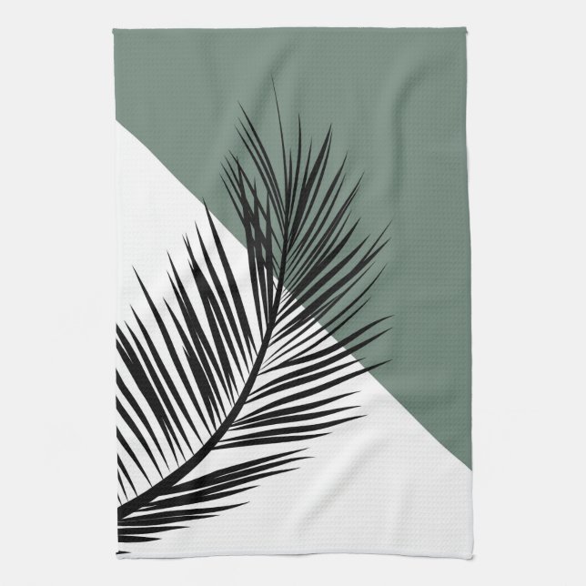 Palm leaf kitchen towel (Vertical)