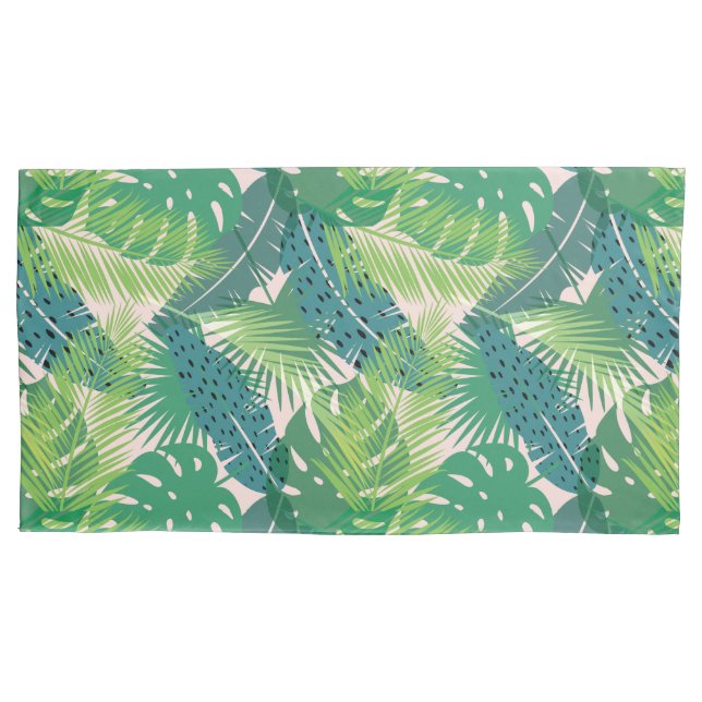Palm Leaf Pattern pillowcases (Front)