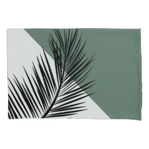Palm leaf pillowcase