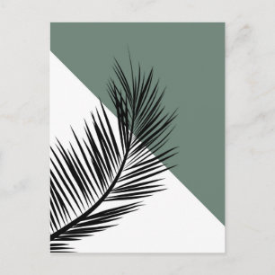 Palm leaf postcard