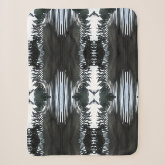 palm leaf sherpa blanket
