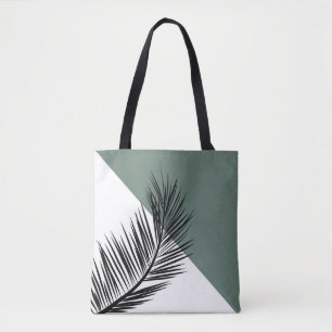 Palm leaf tote bag