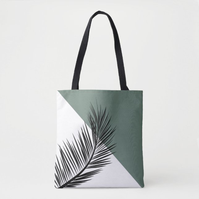 Palm leaf tote bag (Front)