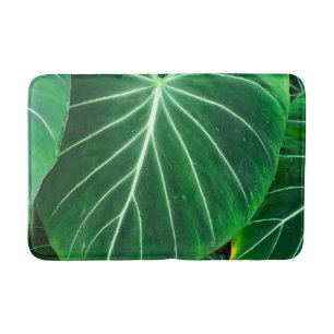 Palm Leaf, tropical foliage, jungle rainforest  Bath Mat