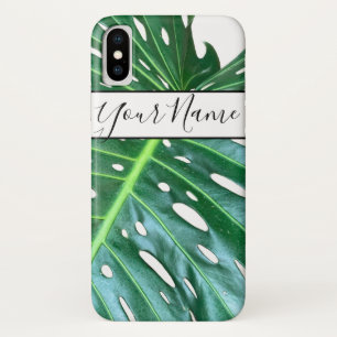 Palm Leaf, tropical foliage, jungle rainforest  Case-Mate iPhone Case