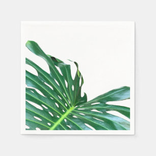 Palm Leaf, tropical foliage, jungle rainforest  Napkin