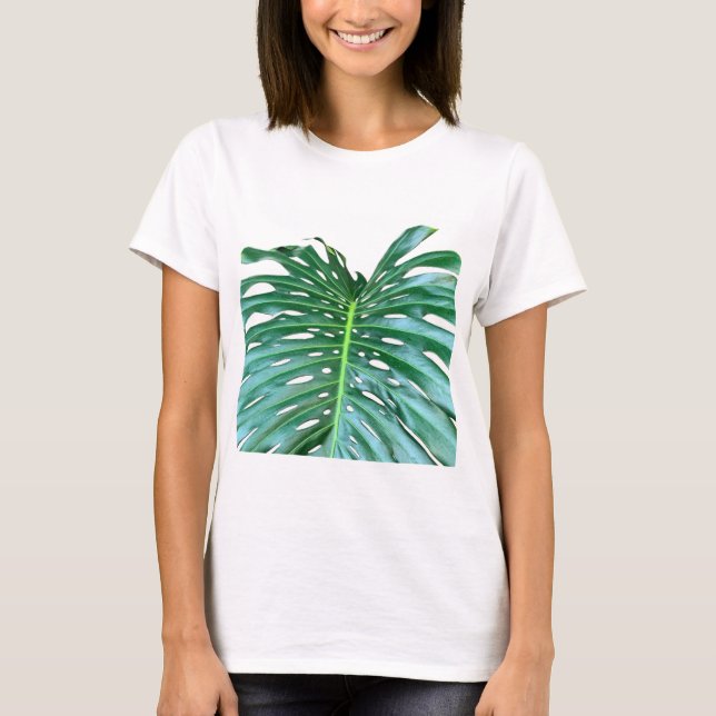 Palm Leaf, tropical foliage, jungle rainforest  T-Shirt (Front)