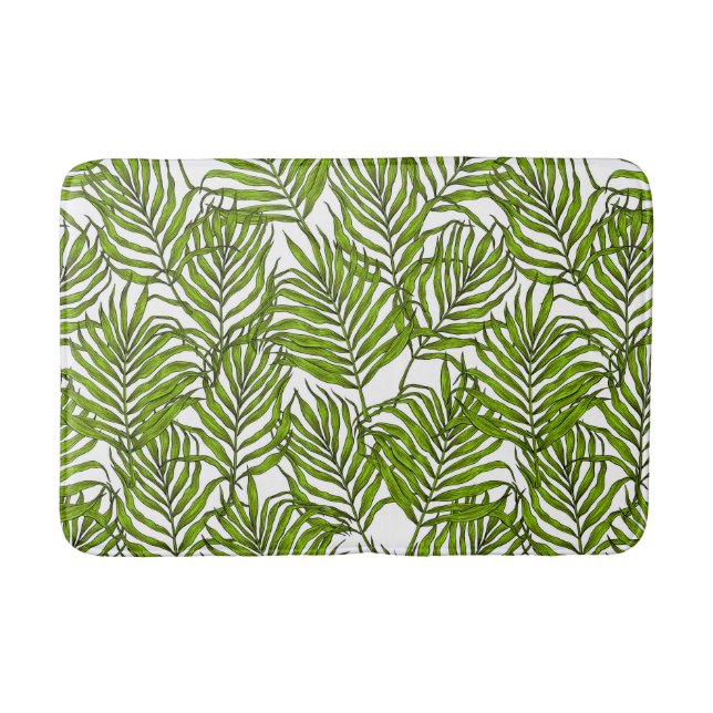 Palm leaves bath mat (Front)