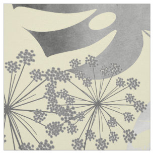 Palm leaves . fabric