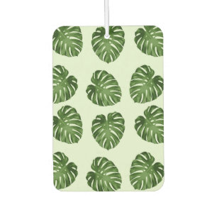 Palm Leaves, Green Leaves, Tropical Pattern Air Freshener