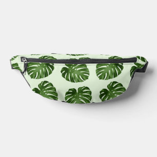 Palm Leaves, Green Leaves, Tropical Pattern Fanny Pack