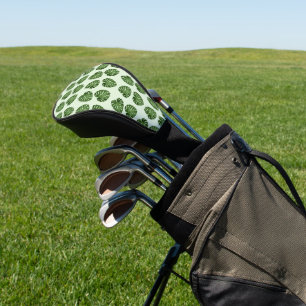 Palm Leaves, Green Leaves, Tropical Pattern Golf Head Cover