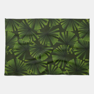 Palm leaves kitchen towel