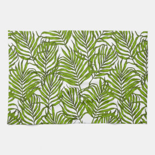 Palm leaves kitchen towel