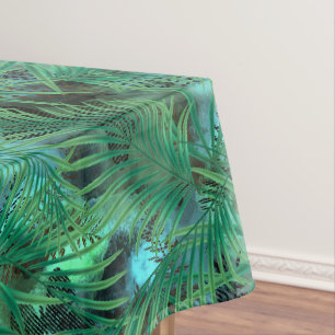 Palm leaves large  tablecloth