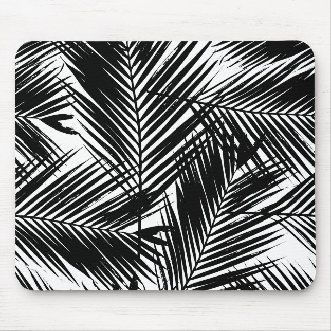 Palm Leaves Mouse Pad (Front)