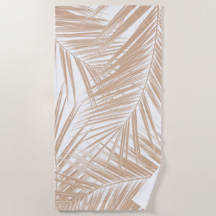 Palm Leaves Pattern Dream 6 #tropical#art Beach Towel