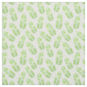 Palm leaves pattern fabric