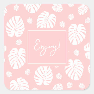Palm Leaves Pattern Sticker