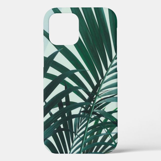 Palm leaves Phone Case green (Back)