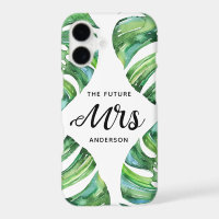 Palm Leaves The Future Mrs Bride Hand lettered