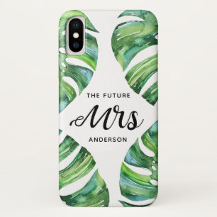 Palm Leaves The Future Mrs Bride Hand lettered Case-Mate iPhone Case