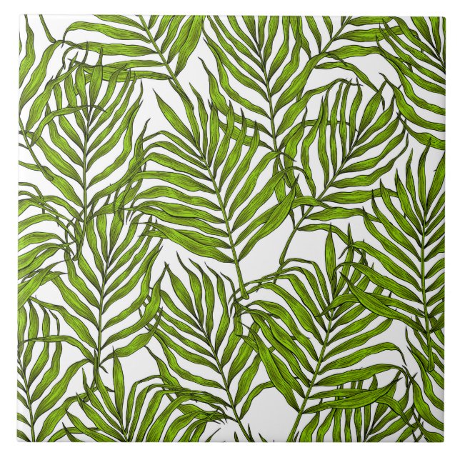 Palm leaves tile (Front)